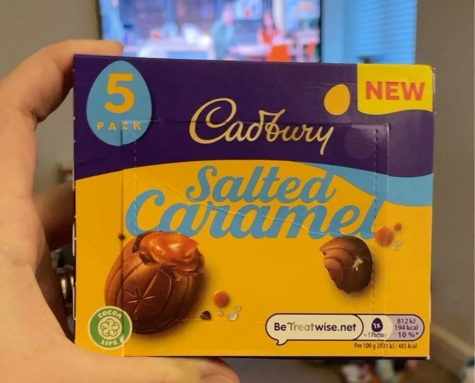 Salted caramel egg