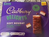Cadbury Delight hazelnut flavour