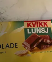 Melkesjokolade med kvikk lunsj