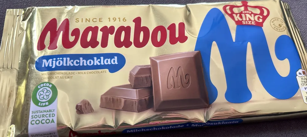 Mjölkchoklad (Milchschokolade)