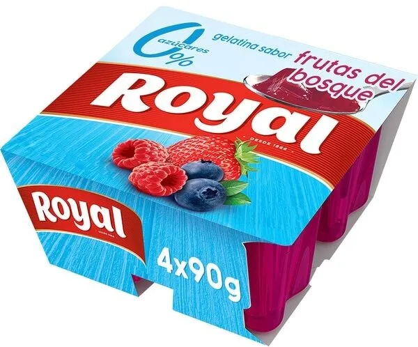 Gelatina frutas del bosque 0%