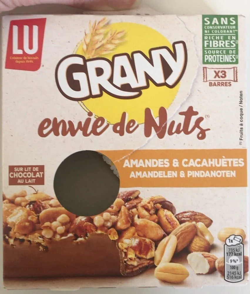 Grany envie de nuts amandes & cacahuètes