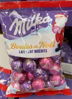 Boule de Noël lait - lait biscuits