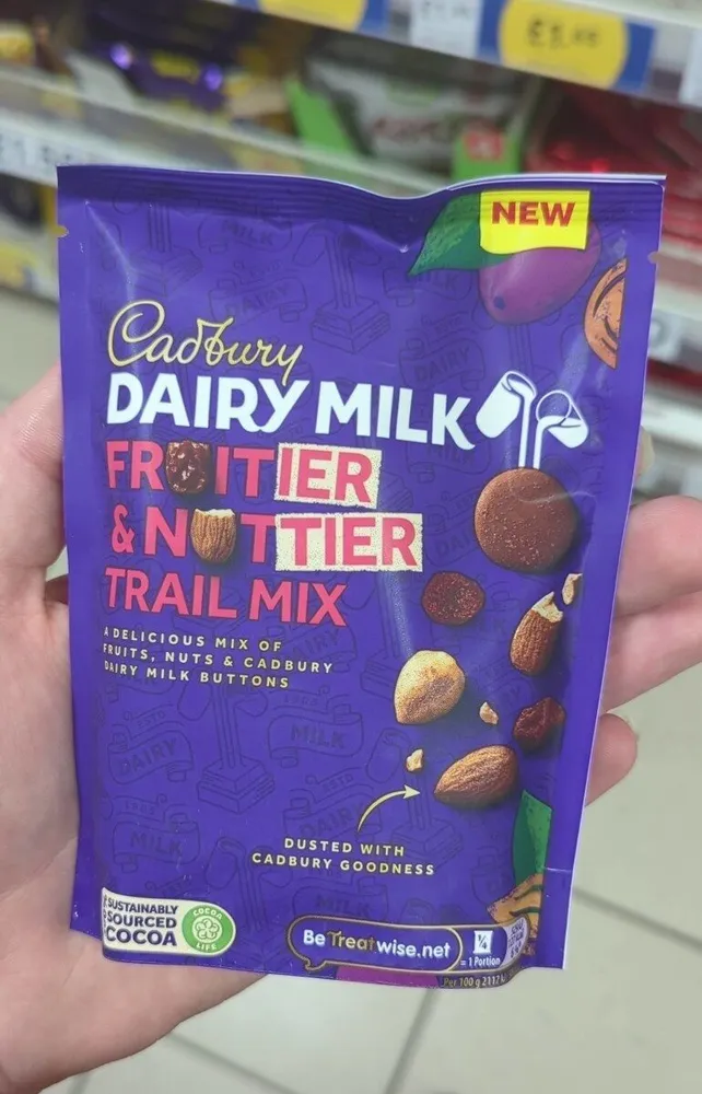 Cadbury Dairy Milk Fruitier and Nuttier Trail Mix