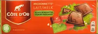 Mignonnette lait éclats de noisettes