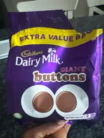 Cadburys dairy milk giant buttons