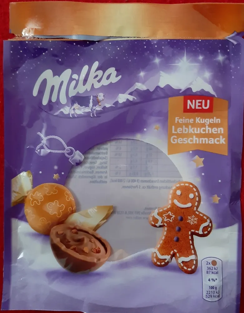 Feine Kugeln Lebkuchen Geschmack imp