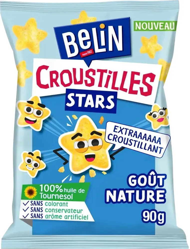 Croustilles stars - Goût nature