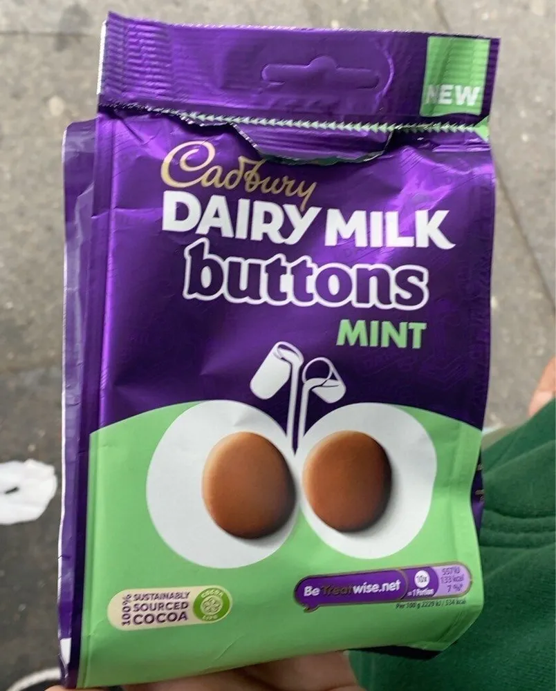 Dairy Milk buttons mint