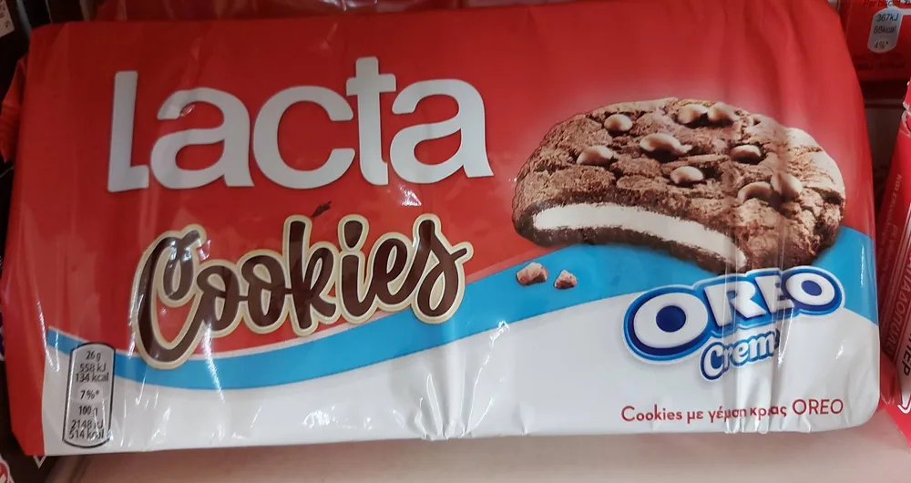 Lacta oreo cookies