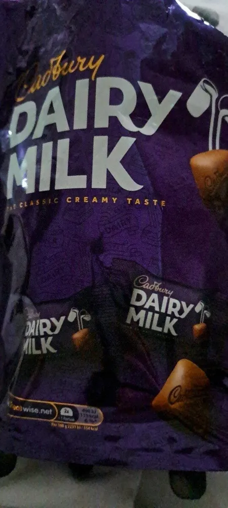 large dairy milk packet