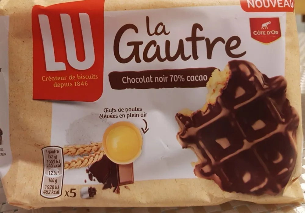 La Gaufre chocolat noir 70% cacao