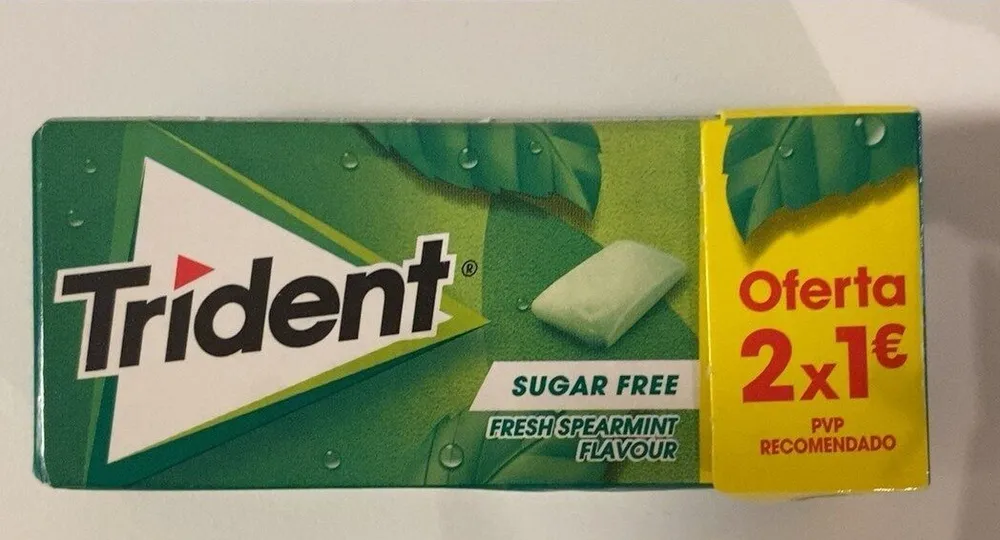Trident sugar free gum