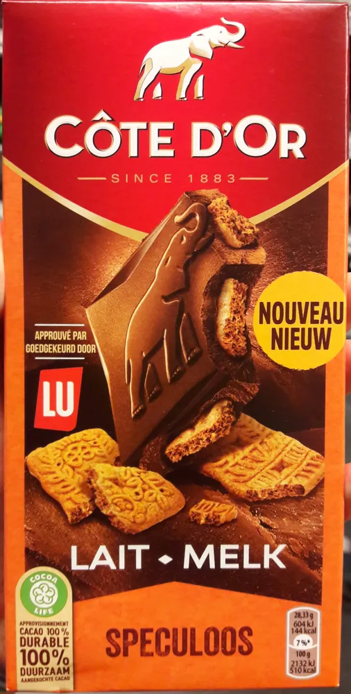 Chocolat au lait - Speculoos