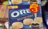 Oreo enrobed white