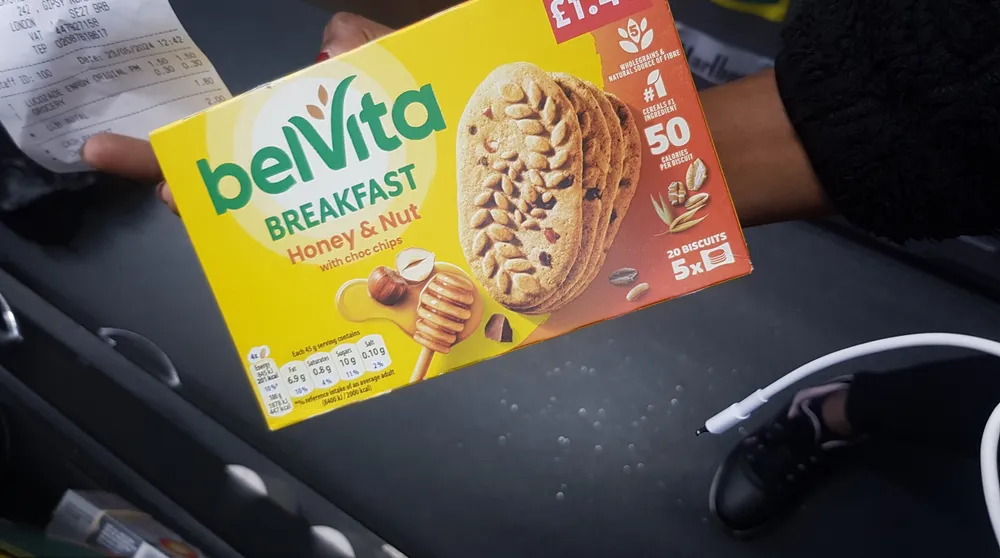 Breakfast honey and nut
