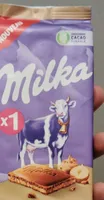 Milka , tendre au noisettes