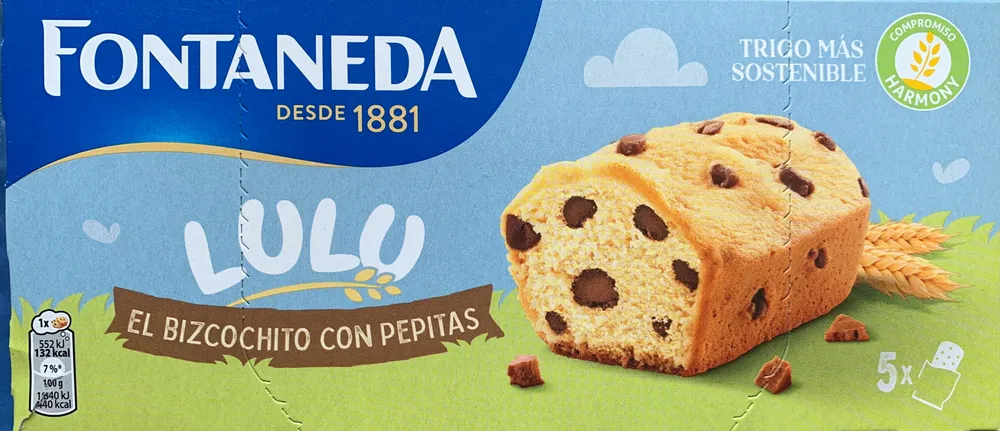 LULU El bizcochito con pepitas