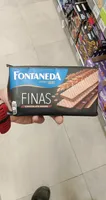 Finas chocolate negro barquillos