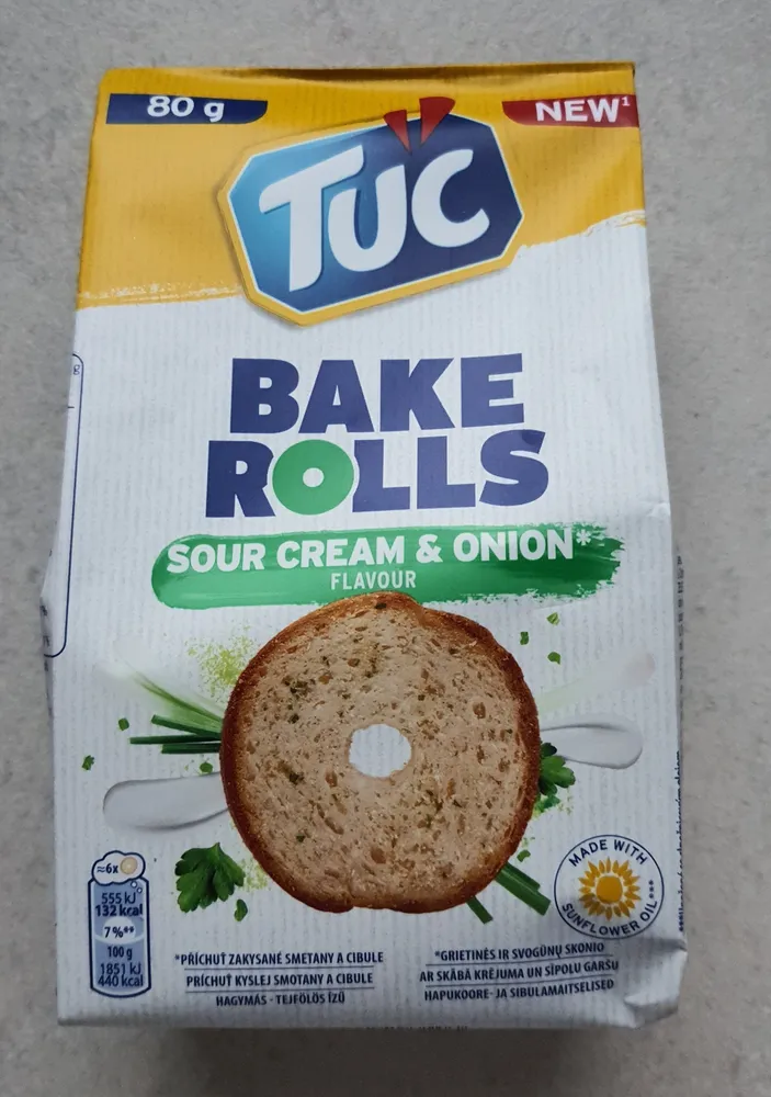 Bake Rolls sour cream & onion