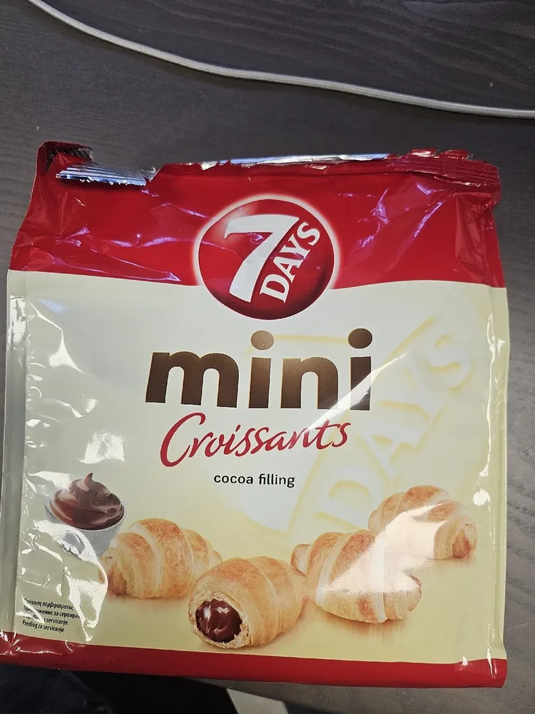 Mini Croissants, Cocoa Filling