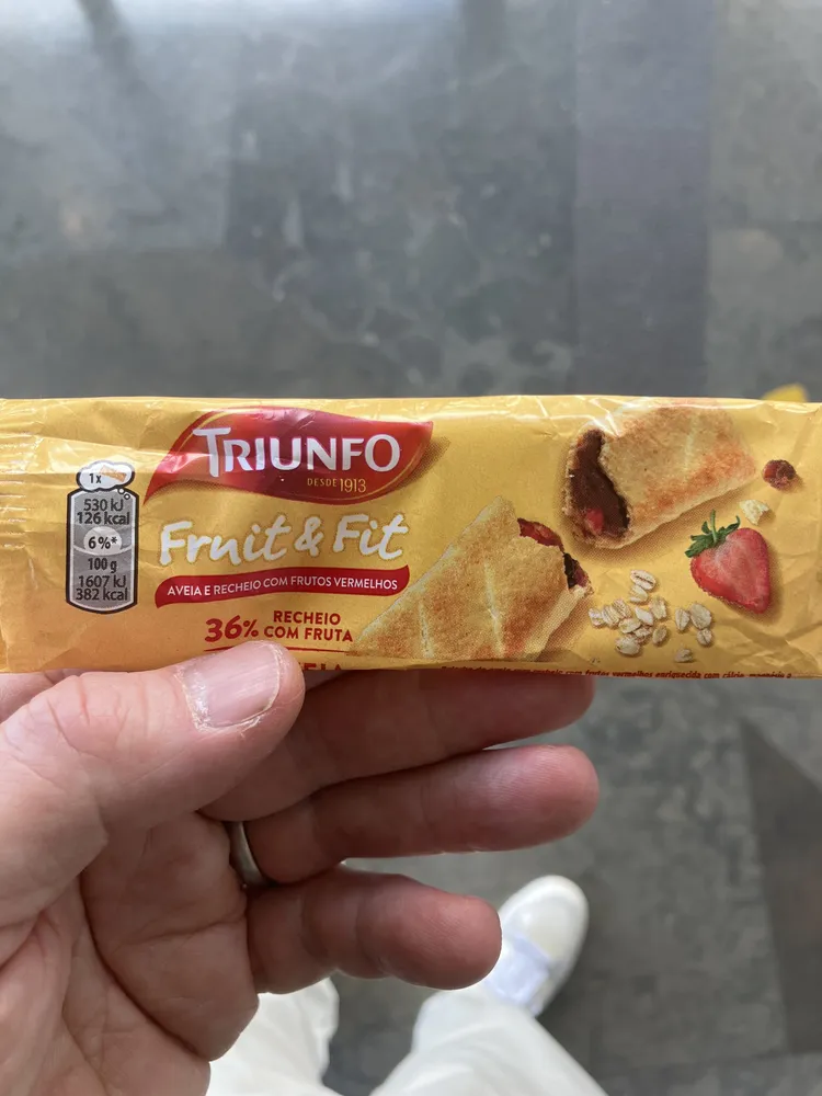 Bolachas fruit fit frutos vermelhos