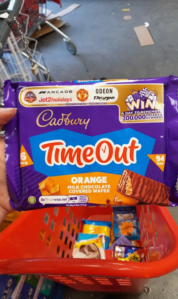 Cadbury 94/6 PACK KCALS TimeOut Be Treatwise.net O