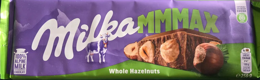 Milka MMMax Whole Hazelnuts
