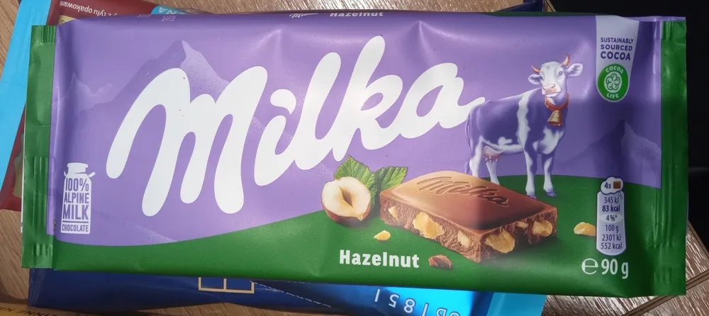 Milka orzech