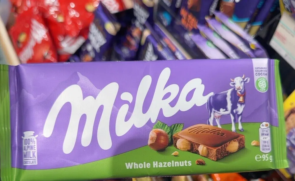 Milka whole hazelnuts 100gr