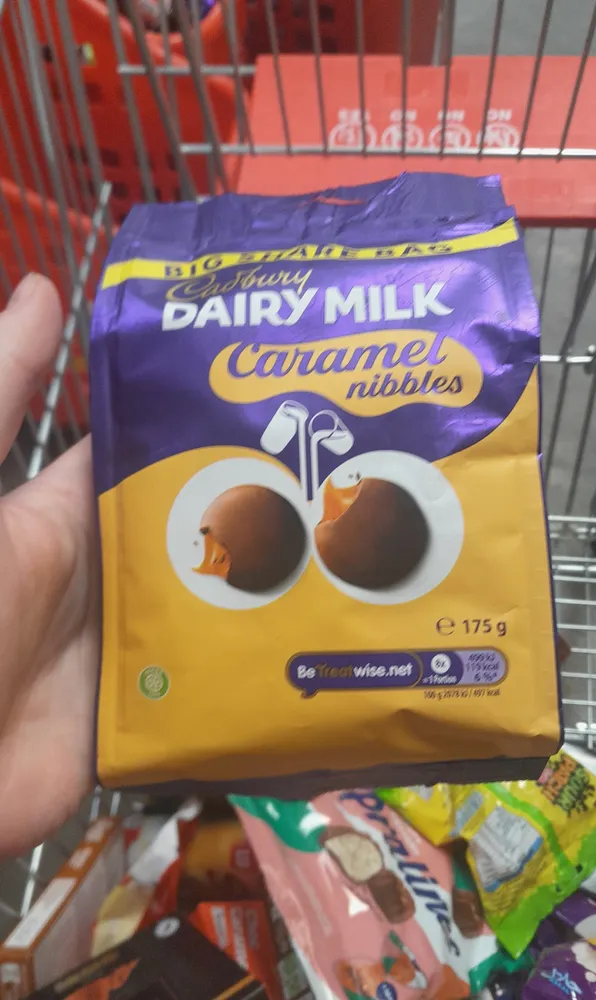 Dairy Milk Caramel Nibbles