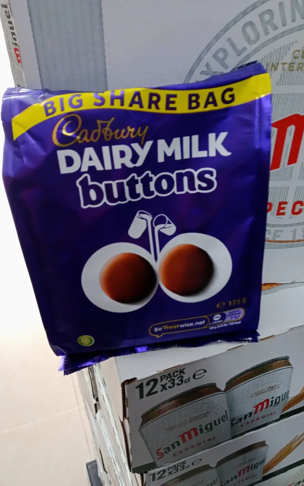 DAIRY MILK buttons