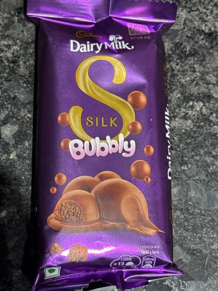 Dairy Milk Silk Bubbly Chocolate