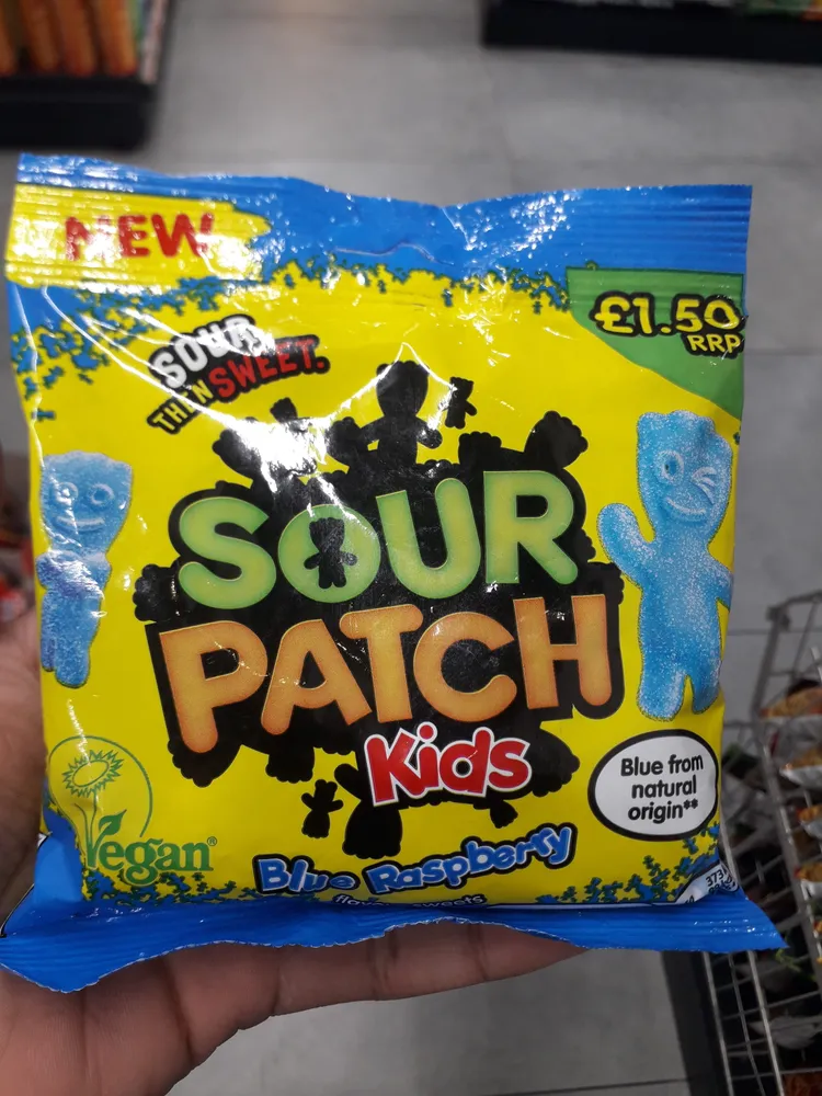 Sour punch blue RASPBERRY