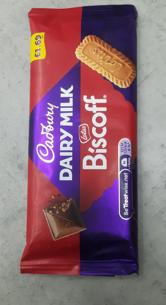 dairy milk biscoff