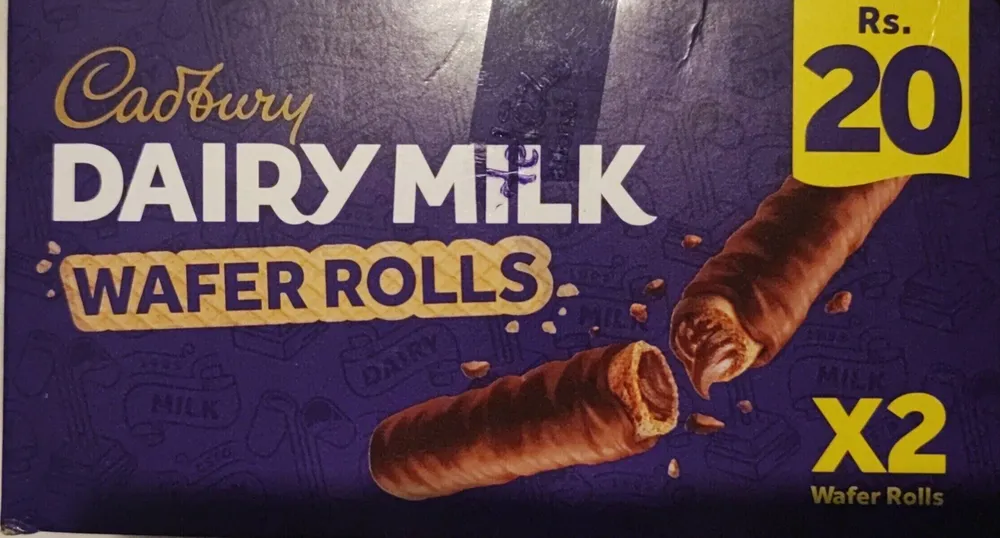 Dairy Milk Wafer Rolls