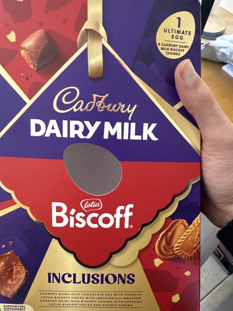 Biscoff Easter Egg