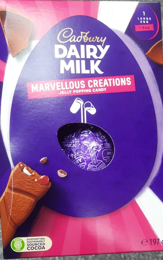 Cadbury Dairy Milk Marvellous Creations Jelly Popping Candy