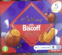 Biscotti filled egg with crunchy lotus biscuit pieces and biscuit spread