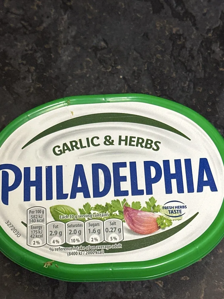 Philadelphia Garlic And Herb