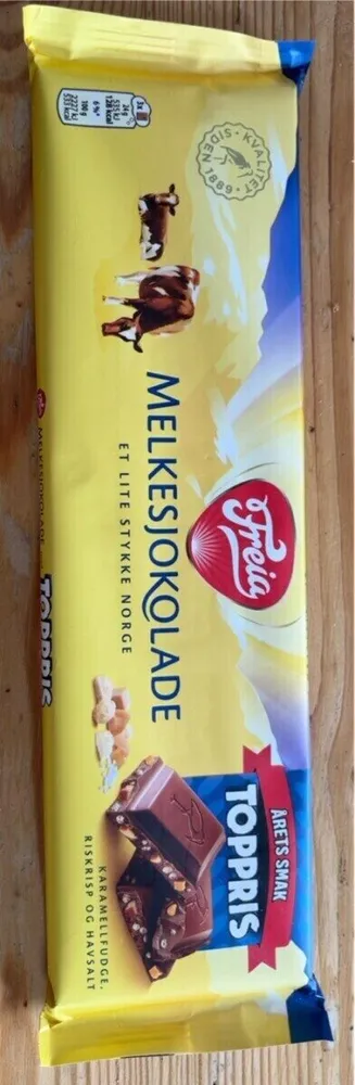 Melkesjokolade Med Toppis