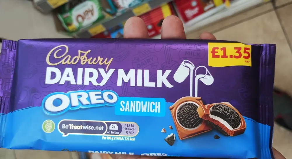 Cadbury Oreo sandwich