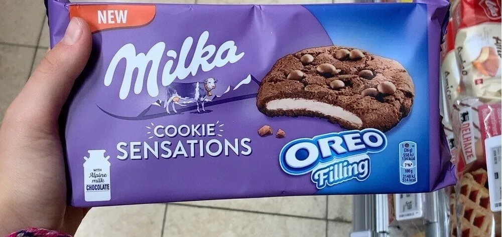 Cookie sensation oreo filling