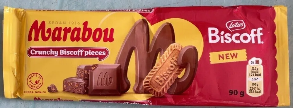 Marabou Biscoff Crunchy Biscoff pieces