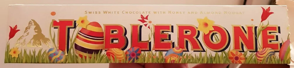 Chocolat blanc suisse avec nougat