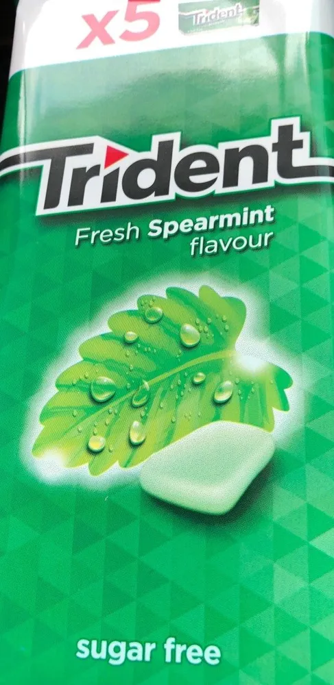 Trident gum spearmint