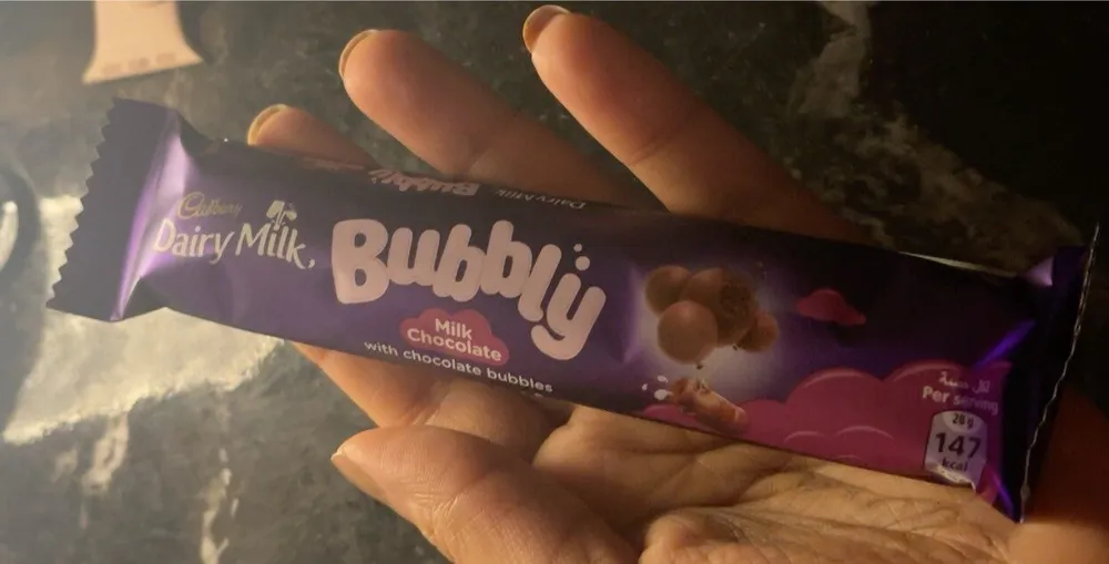 Dairy milk Bubbly