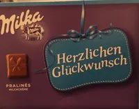 Milka Herzlichen Glückwunsch Pralinés Milchcrème