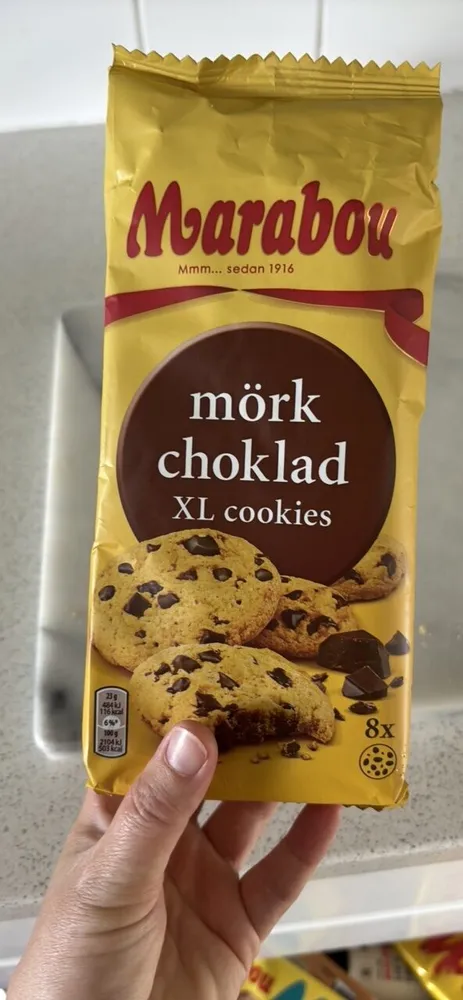 Mörk choklad cookies