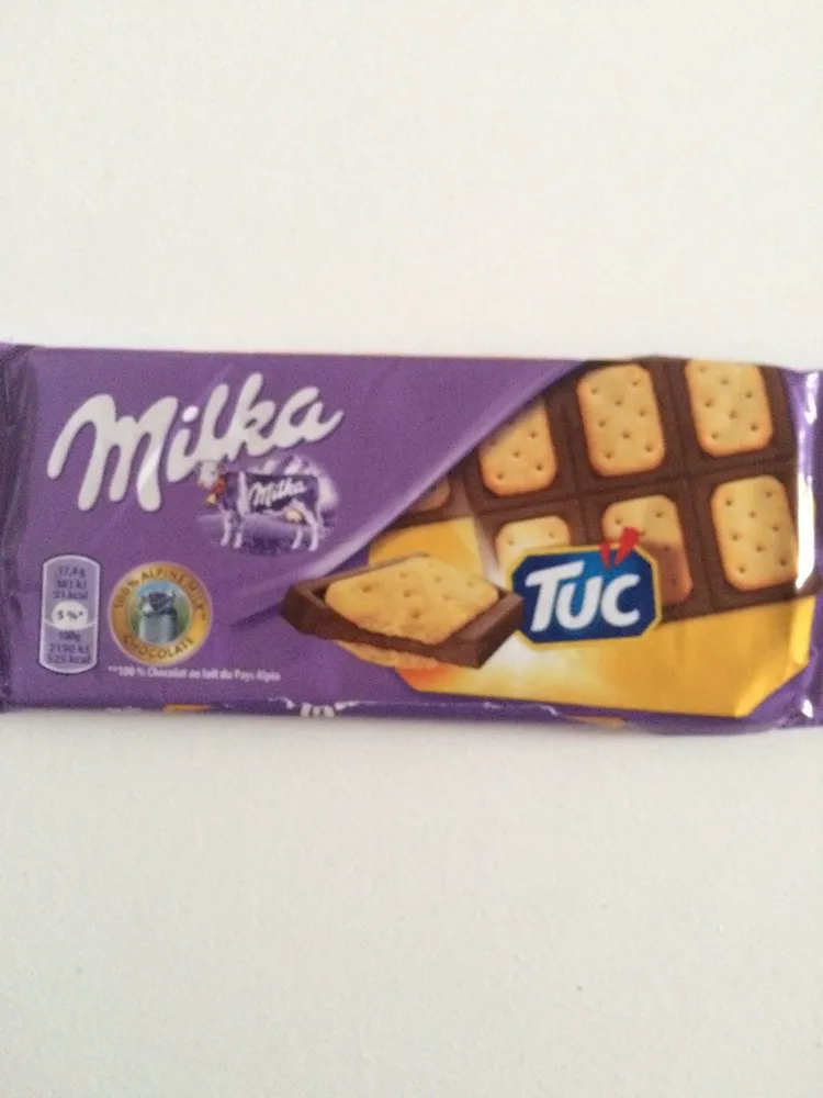 Chocolat au lait avec tuc